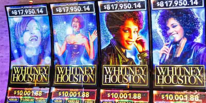 Whitney Houston slot machines